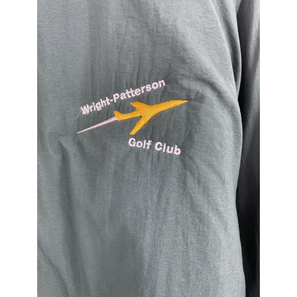 Duckster Wright-Patterson Golf Club Green Quilted Pullover Sweatshirt Mens Large - Picture 4 of 9